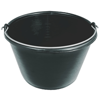 Seau plastique avec graduation moulée dans la masse - Taliaplast - Capacité 16,0 LTR