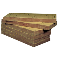 Panneau laine de verre pour murs cloisons et combles - TP 216 Revêtu Kraft Knauf - R=1,20 m².K/W - 1,35 M x 0,60 M - ép.45 MM