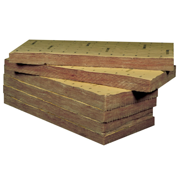 Panneau laine de verre pour murs cloisons et combles - TP 216 Revêtu Kraft Knauf - R=2,70 m².K/W - 1,35 M x 0,60 M - ép.100 MM