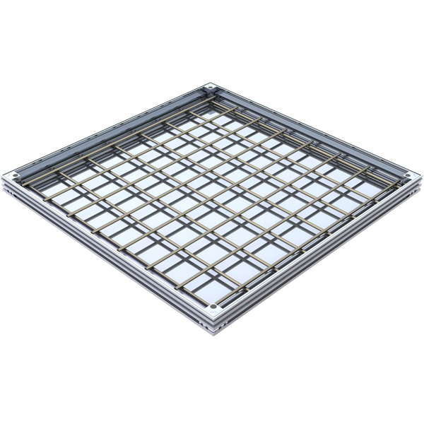 TRAPPE ACO UNIFACE ALUMINIUM 700X700MM H50MM L15 / 125KN