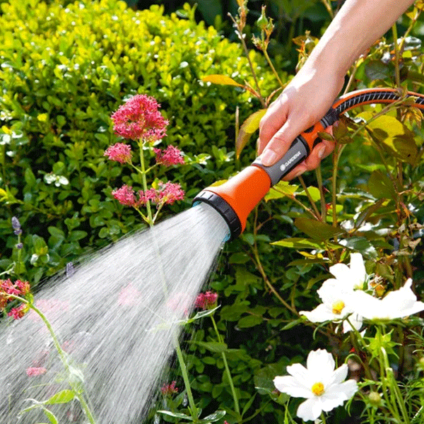 Lance d'arrosage pour tuyau d'arrosage avec jet réglable - Gardena - Plastique Mono-matière