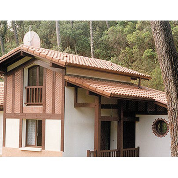 Tuile en terre cuite - Méridionale Poudenx - emboîtement grand moule fortement galbée - Rose