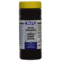 Colorant en poudre pour ciment, chaux et plâtre - Noir intense - Flacon de 1 L
