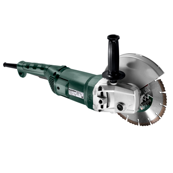 Meuleuse d'angle filaire 230 mm Metabo WP 2200-230 - En carton avec poignée supplémentaire