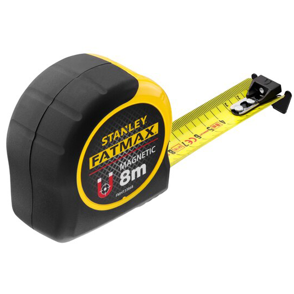 Mètre à ruban avec crochet magnétique Stanley Fatmax - Classe 2 - 8 m x 32 mm
