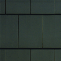 Tuile terre cuite aspect plat - Actua - emboîtement grand moule à pureau variable - Ardoise