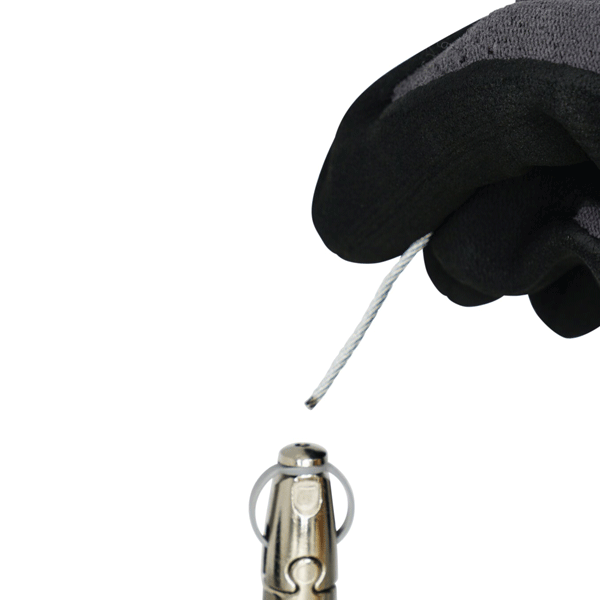 Suspension rapide à sortie latérale pour baffles et ilots acoustiques - Angel™ Helix avec câble de 2 m - sachet de 4 pièces