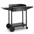Chariot roulant acier tablettes rabattables CHOA60 pour plancha Forge Adour Origin 60 - Noir