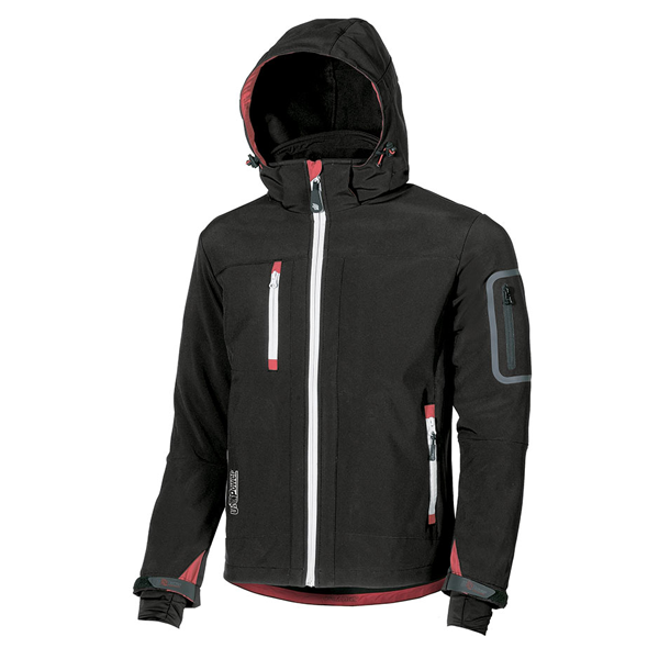 Veste de travail respirante et déperlante - Metropolis U-Power - Black Carbon - Taille 2XL
