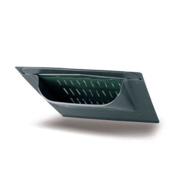 Chatière de ventilation de comble VMZINC Intégra Anthra-Zinc - 335 MMx310 MM - section de 60 cm²