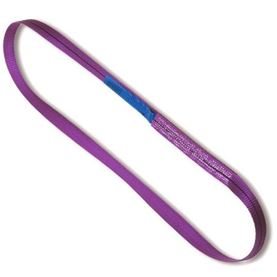 Élingue plate sans fin Levac CMU largeur 30 mm CMU 1 tonne longueur 2 mètres