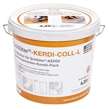 Colle d'étanchéité bi-composant sous carrelage - Schlüter KERDI-COLL-L - pot de 4,3 KG