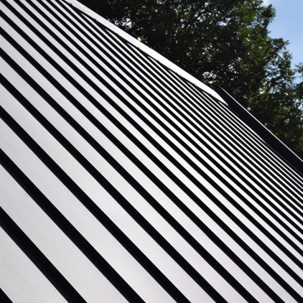 Tôle bac acier 0,60 MM prélaqué aspect joint debout Clipeo Bacacier - 450 MM x 1050,0 MM - Nerro