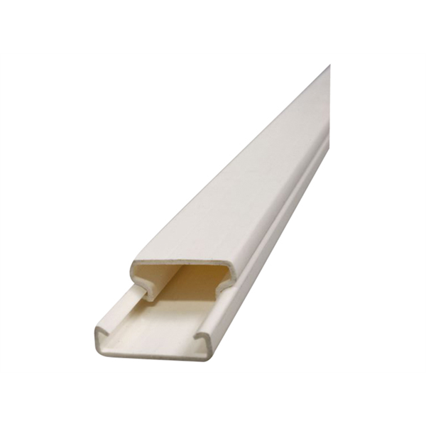 Moulure monocanale 22x10 mm 2 mètres blanc