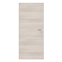 Porte aspect bois à veinage horizontal - Verso Crema - Main droite - 203.6 CM x 83 CM - Crème