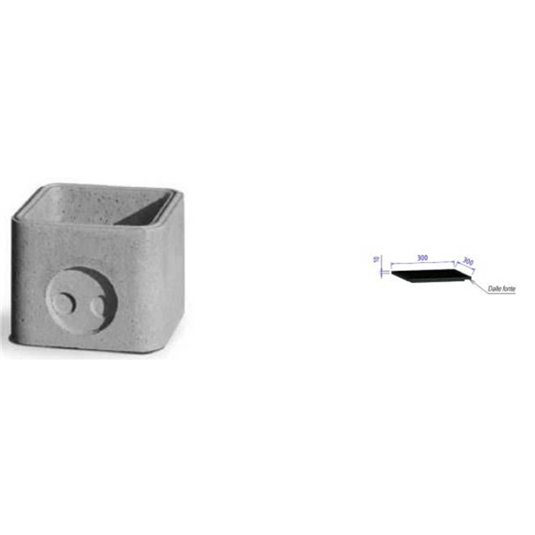 BOITE BETON PAV.AV.COUV. INT25