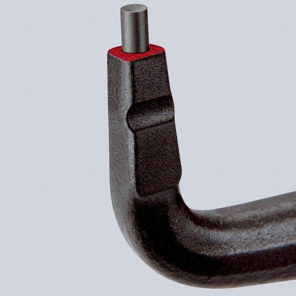 Pince de précision coudée à circlips bagues extérieures Ø 19-60 mm Knipex - Longueur 165 mm