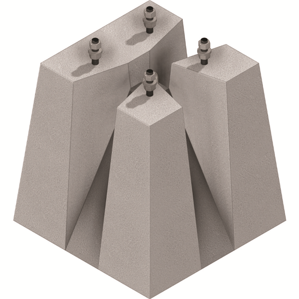 SOCLE CAND E200H50 200KG 4/5M