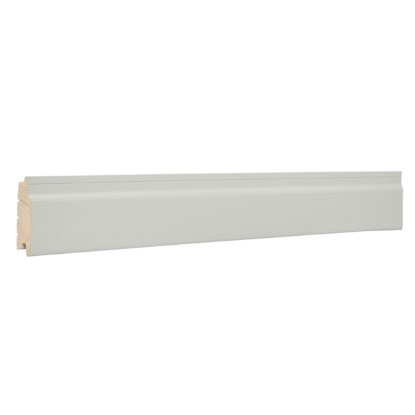 Bardage bois peint en Sapin du Nord de classe 3.1 - Extra Silverwood - Profil Line - 20,00 MM x 125,00 MM - Long. 4,15 M - Coloris Blanc