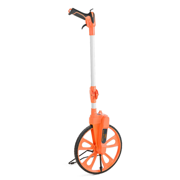 Odomètre Easy Wheel avant arrière pliable - Mesure mini 10 cm - Geo Fennel - Orange