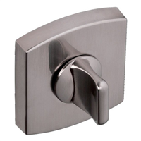 Rosace de porte carrée à condamnation - zamak finition platine - Vachette 6425 - compatible Muze Artis et Scult