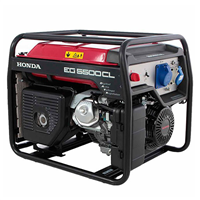 Groupe électrogène de chantier Honda EG 5500 CL monophasé avec D-AVR - moteur essence 5500W