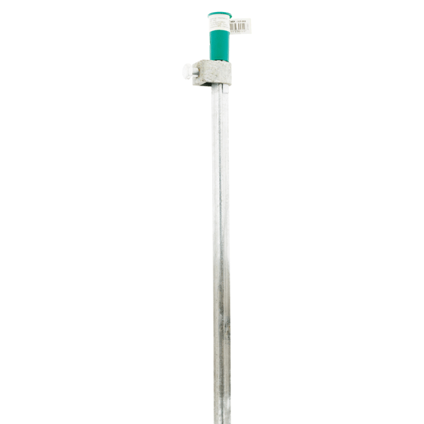 Piquet de terre en acier galvanisé à chaud avec vis de jonction - ∅16 mm - Hauteur 1 mètre