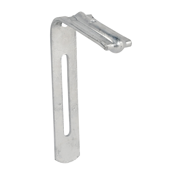 Fixation Negrafix Bac pour crochet gouttière toiture bac acier - Acier galvanisé - Visserie incluse