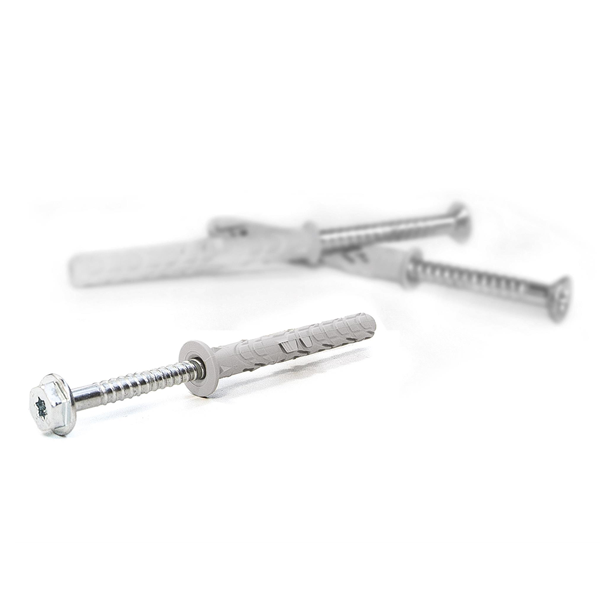 Cheville à frapper B-Long Xtrem Spit avec vis tête hexagonale zinguée - 10 x 120 mm - Boîte de 50