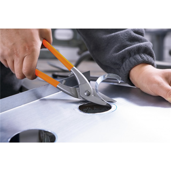 Cisaille forgée coupe trou longueur 250 mm coupe à droite