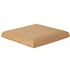 Chapeau de pilier plat Terreal CP11 en terre cuite Ton pierre - 36 x 36 cm