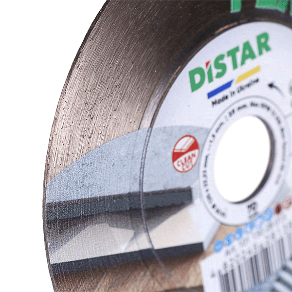 Disque diamant pour découpe céramique et grès cérame - Ø 125 mm - Alésage 22,23 mm - épaisseur 1,5 mm