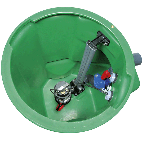 Station de relevage eaux chargées - FEKAFOS ENTER 271 avec pompe Vortex FEKA VS 1200 M AUT. + Griffe PP - cuve 270L