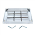 REGARD ALUMINIUM 500X500 DOUBLE JOINT A GARNIR CLASSE B125 TSAD50.80