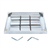 REGARD ALUMINIUM 500X500 DOUBLE JOINT A GARNIR CLASSE B125 TSAD50.80