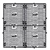 Trappe Unifi{ SNCF 4 tampons (OL 119x115) B125