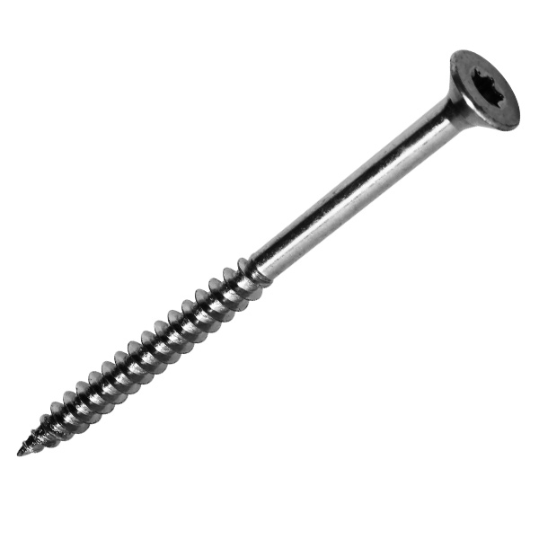 Vis bois et agglo en acier zingué tête fraisée empreinte Torx - 6,0 MM x 90,0 MM/60,0 MM - Boîte de 150