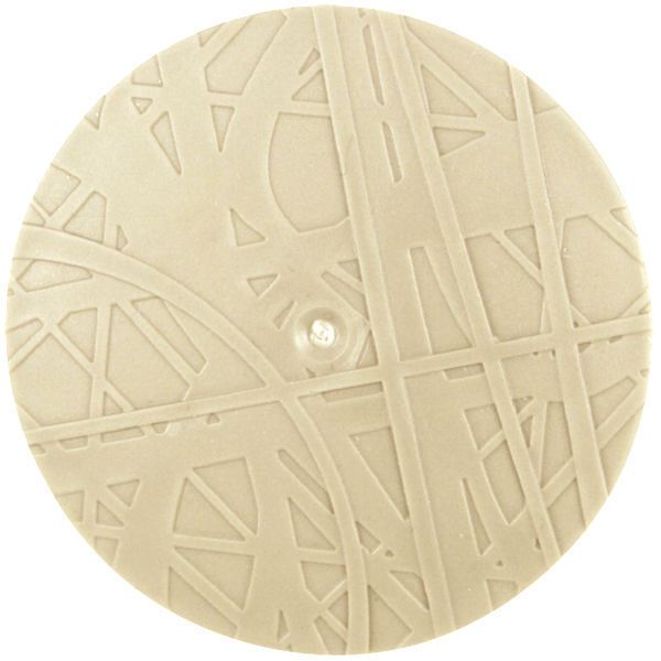 Capuchon pour cheville Etanco Métal-Iso - polypropylène ivoire clair RAL 1010 - diamètre 43 mm - lot de 250