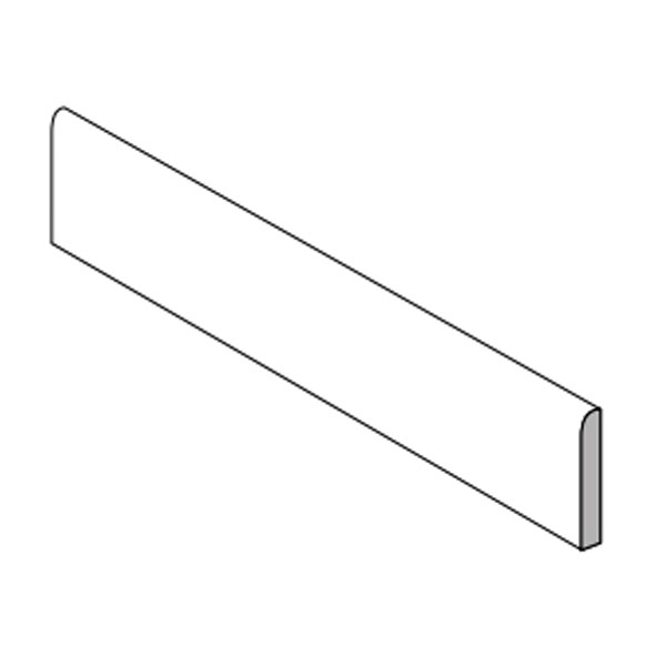 Plinthe de carrelage effet travertin en grès cérame - Merhaba - 60 x 8 cm - Beige