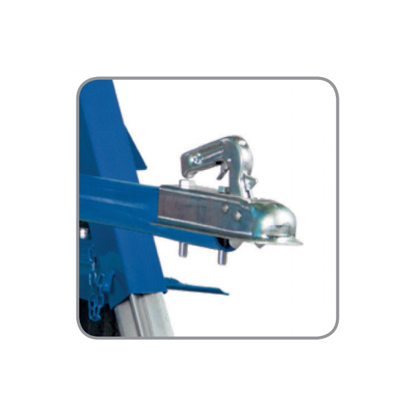 Bétonnière thermique tractable Obra de 360 L - Honda GX160 5.5 CV