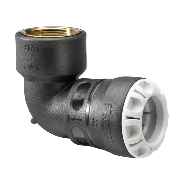 COUDE 90 S1 TARAUDE LAITON D32X1