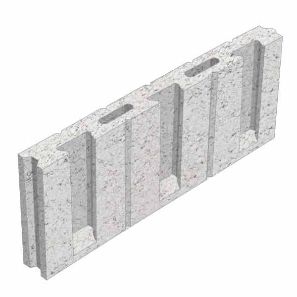 Planelle de coffrage d'about de plancher en béton Socramat - 500 MM x 50 MM x 190 MM