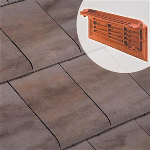 Tuile de rive indiv. droite à emb. - 200