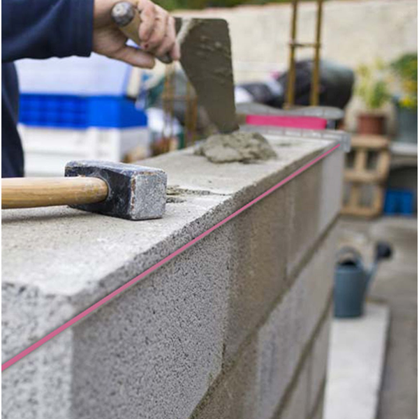 Tresse polypropylène rose fluo 8 fuseaux traitée anti-UV résistance 45 kg 2 mm x 200 ml