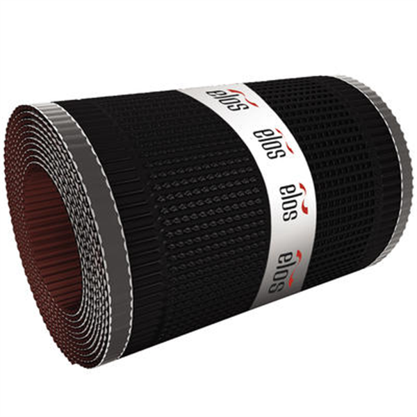 Closoir de faîtage souple ventilé tout aluminium Elos 320 MM x 10 M couleur