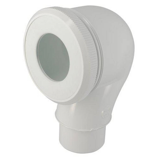 Pipe à sortie verticale pour WC - PVC blanc - avec joint à lèvre - diamètre 80 mm - Nicoll