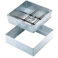 REGARD MIM GALVANISE 500X500 A PAVER TSGP50.100