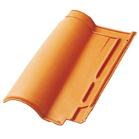 Tuile grand moule du sud en terre cuite - Romane Évolution - 42,8 x 28,7 cm - Rouge