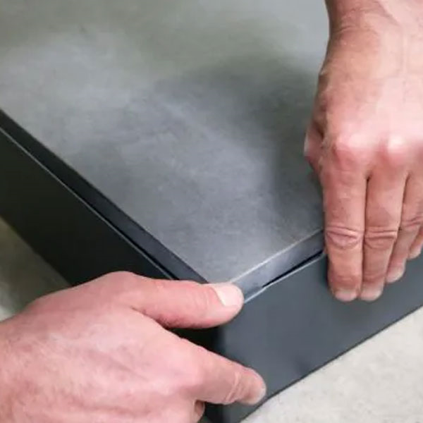 Angle sortant clipsable pour profilé de finition terrasse Jouplast - Haut. 70,00 mm - Gris anthracite