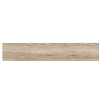 Plinthe carrelage effet bois en grès cérame émaillé - Pecan - 59,6 CM x 7,2 CM - Beige